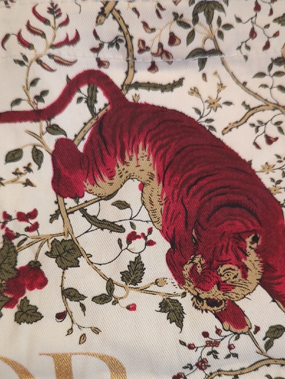 Christian Dior Limited Edition Lunar New Year Red Tiger 2023 Tote Bag - Picture 3 of 9